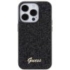 Guess GUHCP15LPMSDGSK iPhone 15 Pro 6.1 czarny/black hardcase Disco Metal Script